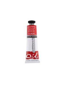 Daler Rowney Graduate Pintura al Oleo - Tubo de Aluminium - 38ml - Couleur Rouge de Cadmio