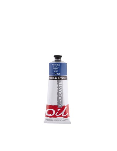 Daler Rowney Graduate Pintura al Oleo - Tubo de Aluminium - 220ml - Couleur Bleu Ftalo
