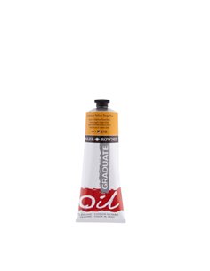 Daler Rowney Graduate Pintura al Oleo - Tubo de Aluminium - 220ml - Couleur Jaune de Cadmio Profundo