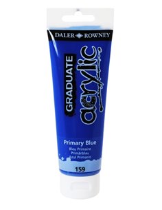 Daler Rowney Graduate Pintura Acrilica - Tubo de Plastico - 120ml - Couleur Bleu Primario