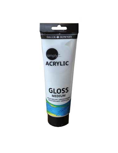 Daler Rowney Simply Medium Pour Acabado Brillante - Tubo de Plastico - 250ml