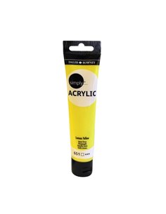 Daler Rowney Simply Pintura Acrilica - Tubo de Plastico - 75ml - Couleur Jaune Limon