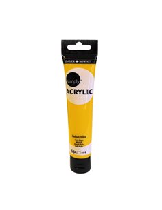 Daler Rowney Simply Pintura Acrilica - Tubo de Plastico - 75ml - Couleur Jaune Medio