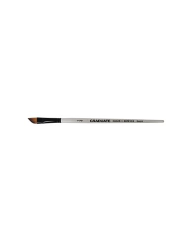 Daler Rowney Graduate Pincel Multitecnica - Pelo Sintetico - Mango Corto - Corte Espada 1/4"