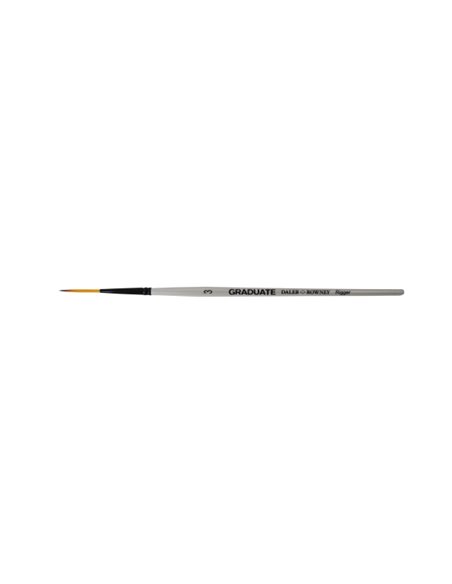 Daler Rowney Graduate Pincel Acuarela - Pelo Sintetico - Mango Corto - Liner Extra Largo Nº3