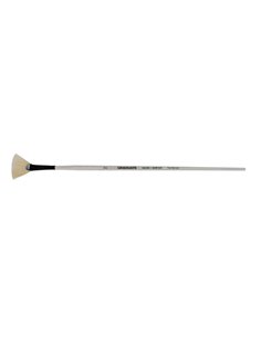 Daler Rowney Graduate Pincel Pour Oleo - Pelo de Cerda Natural - Mango Largo - Abanico - N°2
