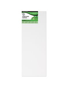 Daler Rowney Simply Bastidor Entelado - 30x80cm - Imprimacion Triple - Grano Medio - 100% Coton Sans Acido - 250g - Couleur Blan