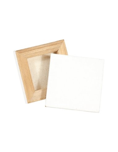 Daler Rowney Simply Lienzo Mini - Cuadrado - 6.35x6.35cm - Couleur Blanc