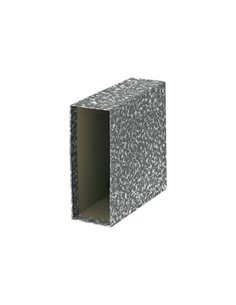 Dohe Fundas de Archivadores - Carton Forrado Avec Papier Impreso - Taille Cuarto Natural - Jaspeado gris