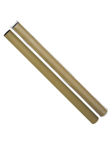 Dohe Tubos de Carton Montados - 100x20mm - Tapas de Plastico - Retractilados Individualmente