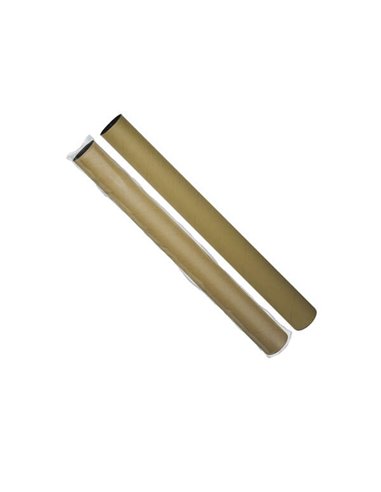 Dohe Tubos de Carton Montados - 100x20mm - Tapas de Plastico Incluidas - Se Sirven Retractilados Individualmente