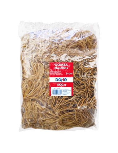 Dohe Gomas Elasticas - Longueur 6cm - Fabricadas en Latex de Gran Resistencia et Elasticidad