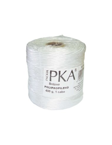 Dohe Bobina de Cuerda Pour Paqueteria 400g - Polipropileno Résistant - Idéal Pour todo tipo de Aplicaciones - Especialmente Dise