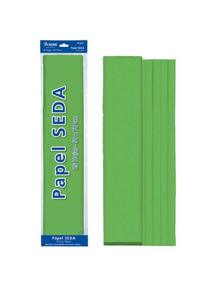 Dohe Papier Seda de 18g - 50x70cm - Idéal Pour Manualidades et Decoracion - Se Sirve en Bolsas de 25 Feuilles