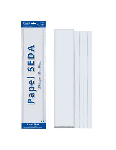 Dohe Papier Seda de 18g - 50x70cm - Idéal Pour Manualidades et Decoracion - Se Sirve en Bolsas de 25 Feuilles