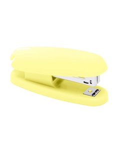 Dohe Agrafeuse de Sobremesa Avec Toucher Soft Touch - Grapa Jusqu'à 20 Feuilles - Charge Supérieur - Couleur Jaune