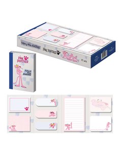 Dohe Présentoir de Indices et Notas Adhesivas Pink Panther - Set de 10 - Preimpresas à Todo Couleur - Potente Adhésif - Idéal Po