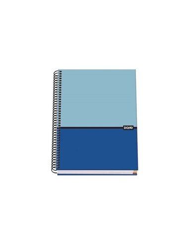 Dohe Cahier en Spirale A5 - 162x210mm - Couverture rigide Avec Carton Forrado - Intérieur de 100 Feuilles de Papier Offset de 90