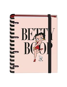 Dohe Cahier de Carton Forrado - 35mm - Anillas Niqueladas - Guardas Impresas - 100 Feuilles Offset 90g - Cuadricula 5mm - 4 Sepa