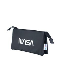 Dohe Trousse Triple Compartimento - Fabricado en Polyester Imperméable - Fermeture Double de Cremalleras - Résistant et Flexible