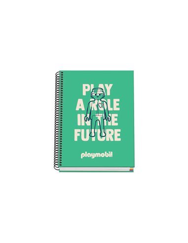 Dohe Cahier Spirale Couverture rigide A5 - 162x210mm - Cubierta Carton Forrado - Spirale Metalico Noir - 100 Feuilles Offset 90g