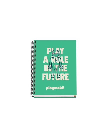 Dohe Cahier Spirale Couverture rigide A5 - 162x210mm - Cubierta Carton Forrado - Spirale Metalico Noir - 100 Feuilles Offset 90g