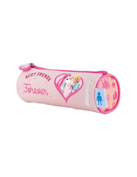 Dohe Trousse Redonde Pour Material Scolaire - Fabricado en Polyester - Fermeture zippée - Résistant et Flexible