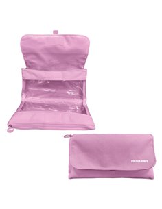 Dohe Vibes Trousse Double - Solapa Avec Poche Intérieur - Fermeture éclair - Ventanas Transparentes - Polyester - 22x11x6cm - Co