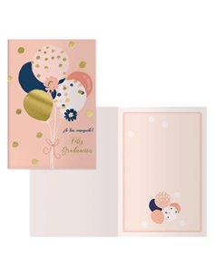 Dohe Pack de 6 Tarjetas de Felicitacion de Graduacion 11.5x17cm - Impression à Todo Couleur - Estampaciones Avec Pelicula de Cou
