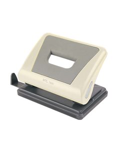 Dohe Perforateur Résistant de Haute qualité - 6mm de Diametro - Distancia de 80mm Entre Perforaciones - Guia Réglable Pour Papie
