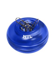 Dohe Portaclip Imantado en Plastico Traslucido - Comprend 20 Clips de 28mm - Practico et Funcional - Organiza Tus Documentos Ave
