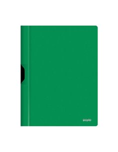 Dohe Dossier Avec Clip Metalico - Taille A4 - Fabricado en Polipropileno Opaco de 350 Micras - Couleur Vert