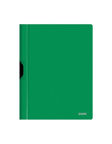Dohe Dossier Avec Clip Metalico - Taille A4 - Fabricado en Polipropileno Opaco de 350 Micras - Couleur Vert