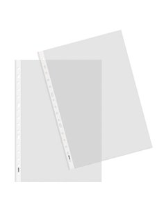 Dohe 100 Fundas Multitaladro de 16 Perforaciones - 100x100mm - Polipropileno Transparent Chair de Orange et Cristal