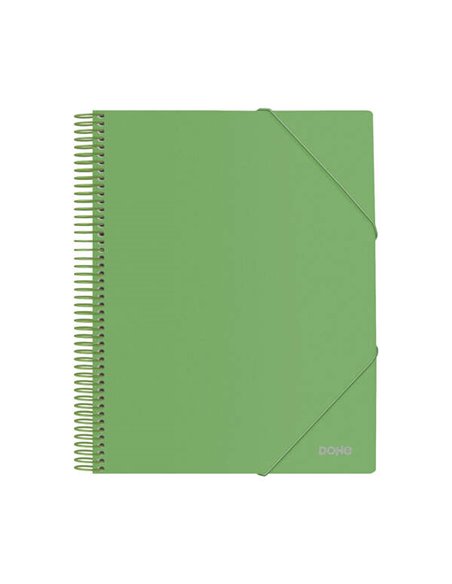 Dohe Chemise Avec 40 Fundas Taille A4 - Couvercle de Polipropileno Opaco de 800 Micras - Fundas Transparentes de 80 Micras - Spi