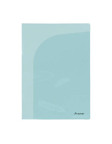 Dohe Dossier Double de Dos Poches Internos - Taille A4 - Fabricado en Polipropileno Translucido - Avec Bolsas Interiores Pour Ca