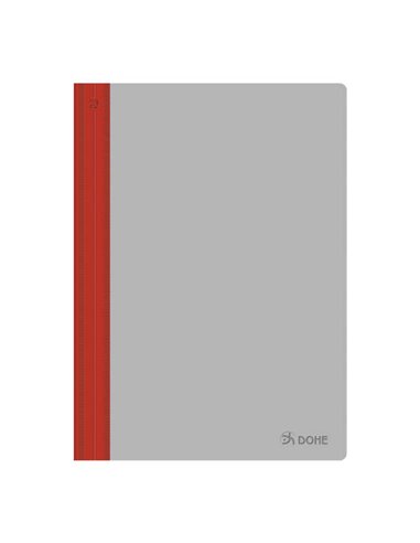 Dohe Dossier Avec Fastener Metalico - Taille Folio - Lomo Curvo - Cubierta Transparent et Trasera Opaca