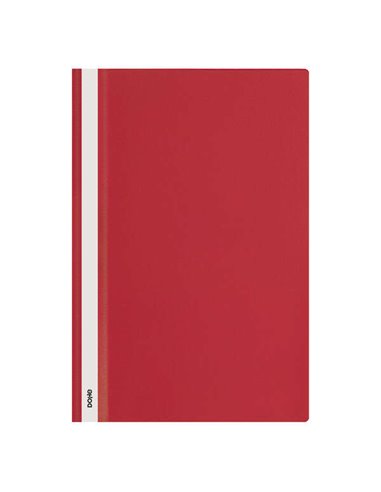 Dohe Dosier Avec Fastener de Polipropileno - Taille Folio - Cubierta Transparent et Trasera Opaca - Idéal Pour Organizar Documen