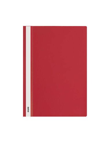 Dohe Dosier Avec Fastener de Polipropileno - Taille A4 - Cubierta Transparent et Trasera Opaca - Idéal Pour Organizar Documentos