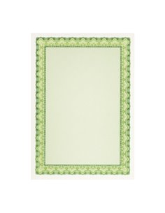 Apli Pack de 70 Feuilles de Papier Certificado - Design de Concha - 115gr - Compatible Avec Impresoras Inkjet, Laser et Fotocopi