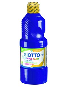 Giotto School Paint Tempera - 500ml - Lista Pour le Usage - Super Lavable - Botella Bio Pet - Couleur Violet