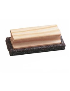 Faibo Borrador Pour Tableau de Tiza - Fabricado en Fieltro - Avec Empuñadura de Bois