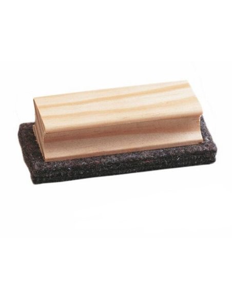 Faibo Borrador Pour Tableau de Tiza - Fabricado en Fieltro - Avec Empuñadura de Bois