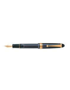 Pilot Custom 823 F Pluma Estilografica - Plumin de Oro de 14K - Corps Noir Transparent - En Étui de Regalo Individual Avec un Ti