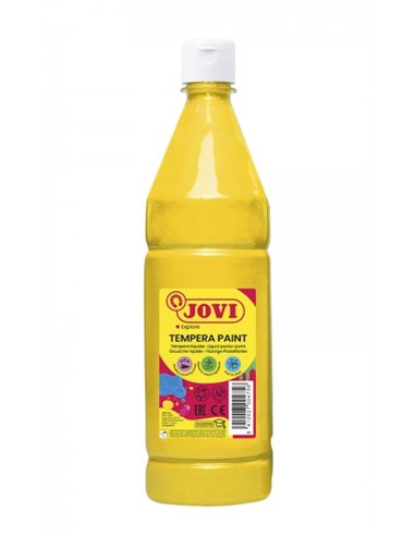 Jovi Tempera Paint Tempera Liquida 1000ml - Base Eau - Lista Pour Usar - Alto Poder Cubriente - Séchage rapide - Excelente Rendi