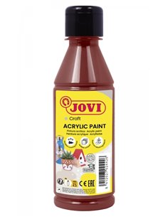 Jovi Jovidecor Acryl Pintura Acrilica Satinada - Alto Poder Cubriente - Facile Aplicacion - Résistant à l'eau et Jabon - Couleur