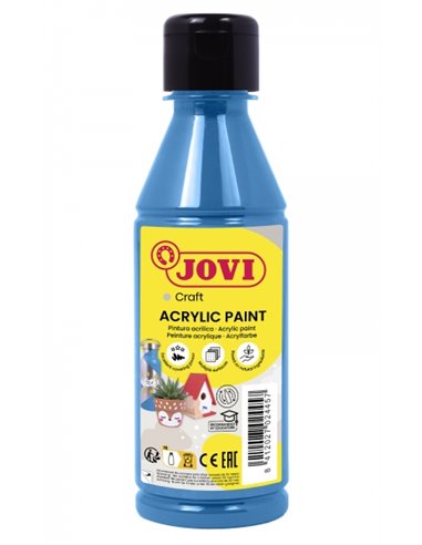 Jovi Jovidecor Acryl Pintura Acrilica Base Eau - Acabado Satinado - Alto Poder Cubriente - Aplicacion Versatil - Résistant à l'e