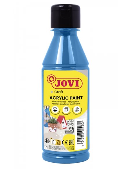 Jovi Jovidecor Acryl Pintura Acrilica Base Eau - Acabado Satinado - Alto Poder Cubriente - Aplicacion Versatil - Résistant à l'e