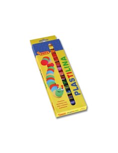 Jovi Pack Avec 15 Barras de Plastilina 15gr - Muy Moldeable - No se Seca - Couleurs assorties