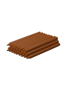 Jovi Plasticolor Étui de 25 Ceras Plasticas - Résistants - No Manchan - Agréable de Rayar - Acabado Brillante - Couleur Marron